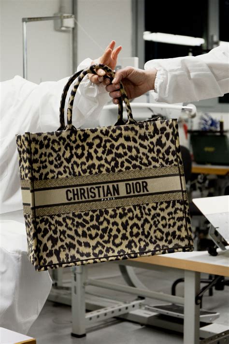 cheetah print dior bag|christian Dior tote bag.